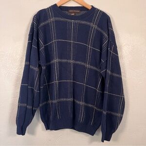 Liberty Sweaters VTG Men’s Navy crew neck sweater size Large